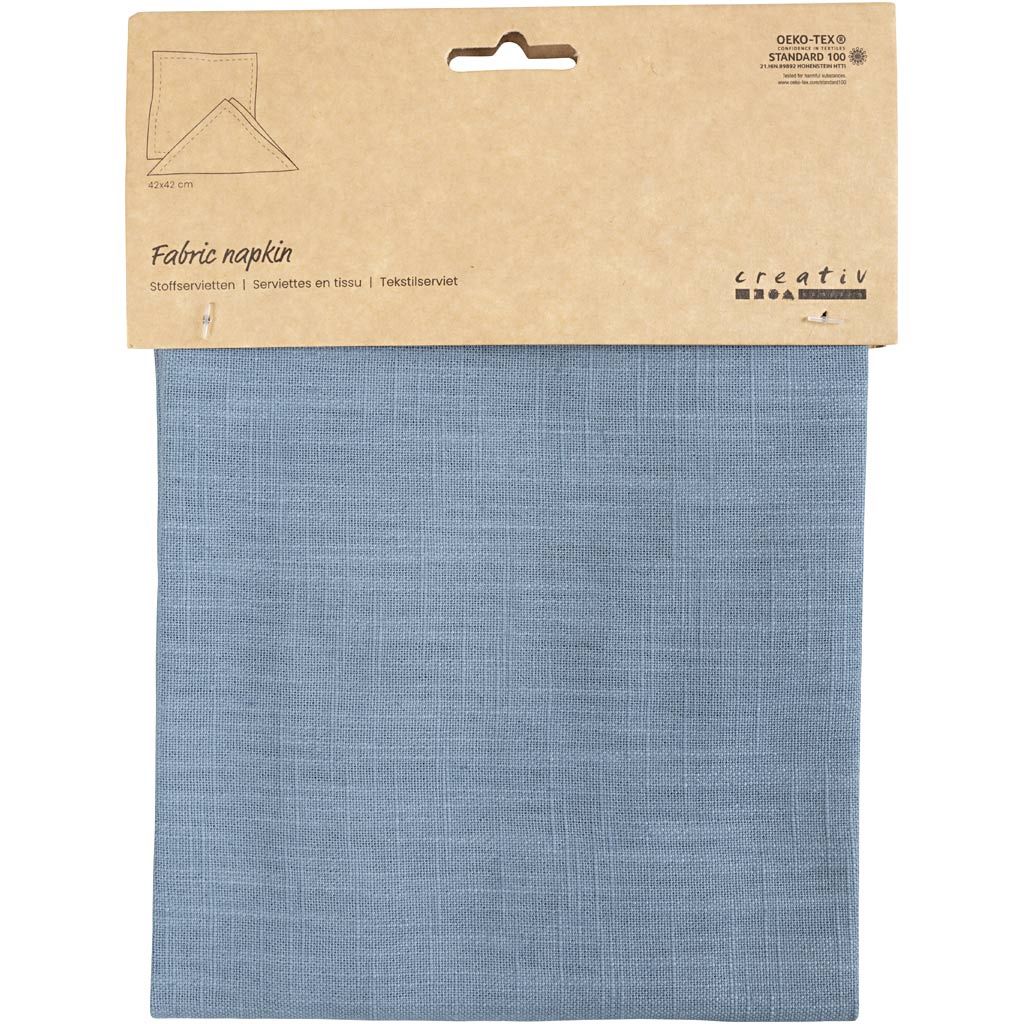 Stoffen servet Pigeon blue