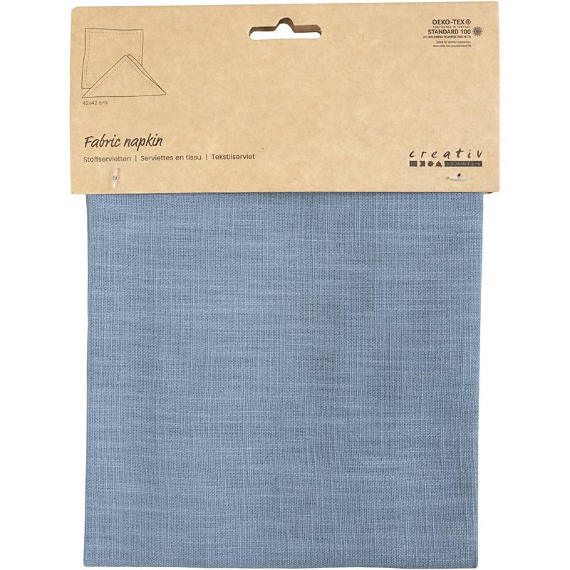 Stoffen servet Pigeon blue