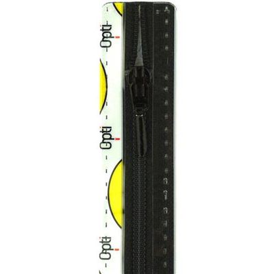 Spiraalrits 4mm  25 cm met druppeltrekker - zwart