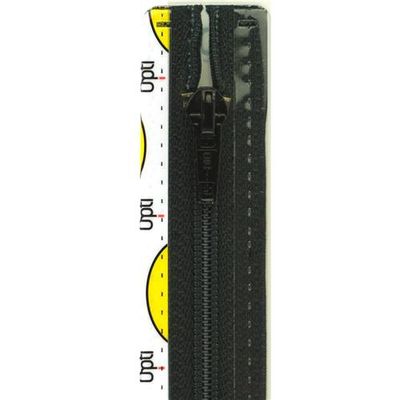 Opti rits S60 35cm deelbaar zwart