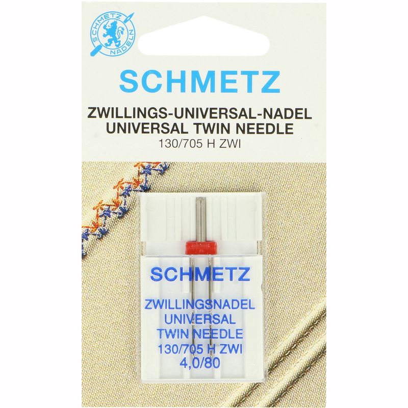 Schmetz Universeel tweelingnaald 4.0/80