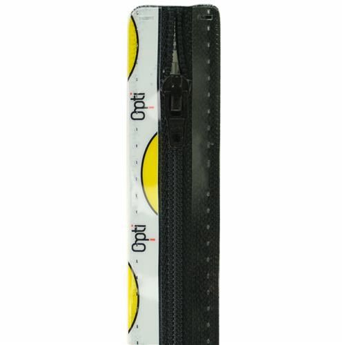 Opti rits 12cm zwart