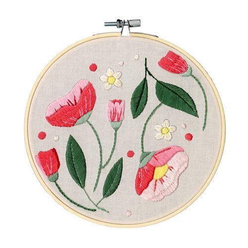 Borduurpakket Bloemen