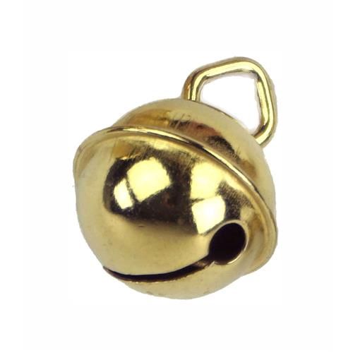 Kattebelletje 15 mm goudkleur