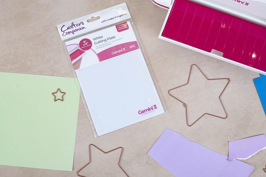 Gemini II Accessoires - Witte snijplaat A5