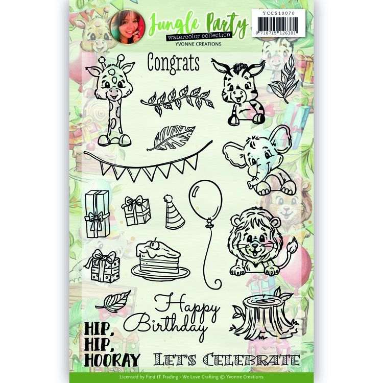 Clear Stamp Jungle party