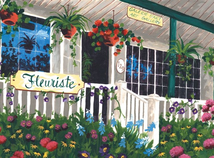 Painting by numbers FLOWER SHOPPE