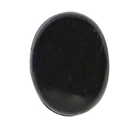 Veiligheidsogen 8mm zwart ovaal