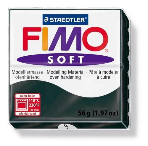 Fimo Soft zwart 57 GR