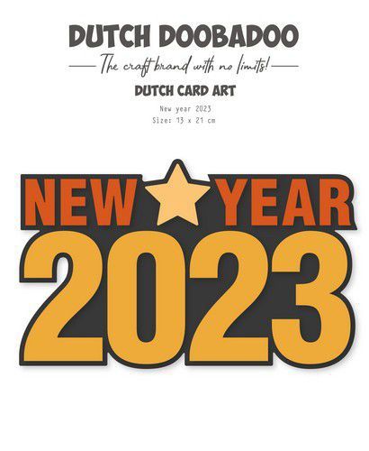 Dutch Doobadoo Card Art New Year 2023 A5