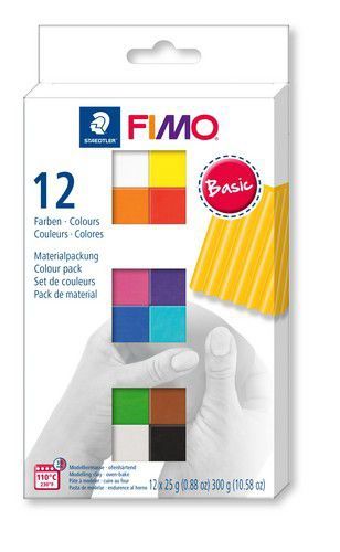 Fimo soft colour pack Basic 12st