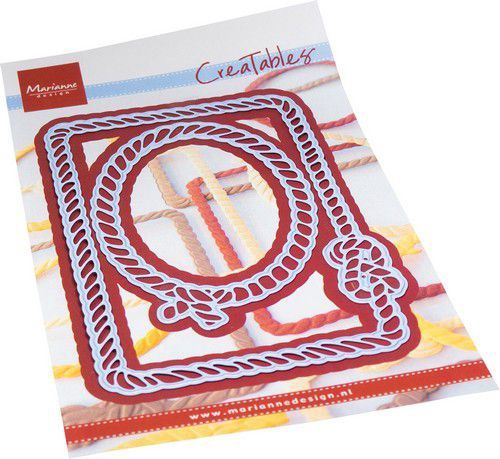 Creatable Touw frames - Rechthoek &amp; Ovaal