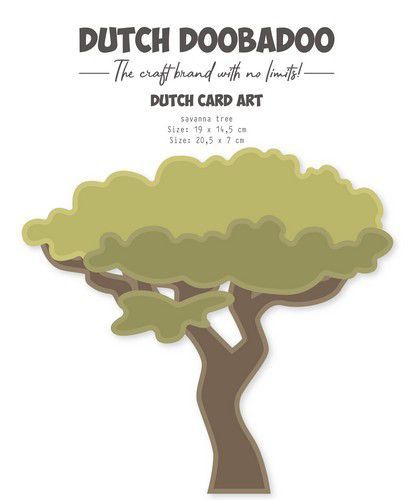 Dutch Doobadoo Card Art Savannah Tree A5
