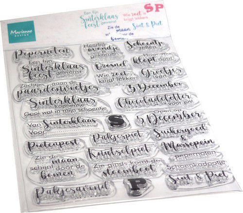 Marianne D Clear Stamps Sinterklaasliedjes enzo