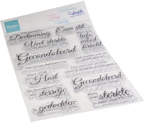 Clear Stamps Met oprechte deelneming (NL)