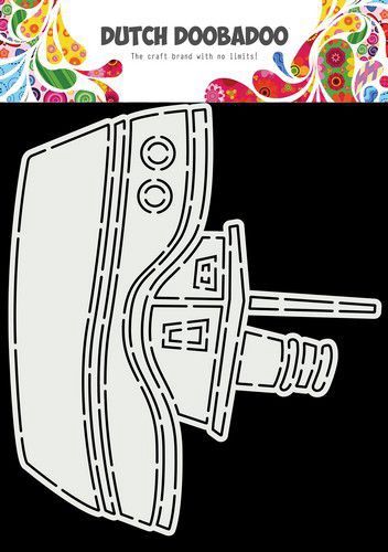 Dutch Doobadoo Card Art Stoomboot