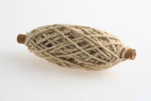 Jute koord flax gebleekt 25mrt  3,5mm