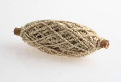 Jute koord flax gebleekt 25mrt  3,5mm