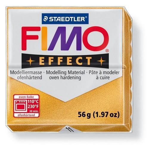 Fimo effect metallic goud