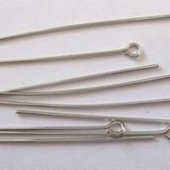 Kettelstiften eyepin zilverkl 32mm