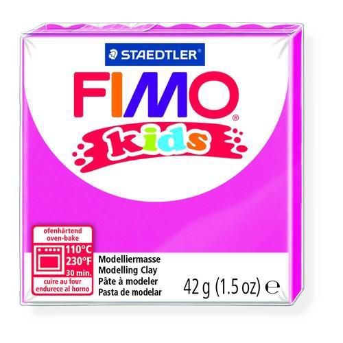 Fimo kids boetseerklei 42g rose 8030-220