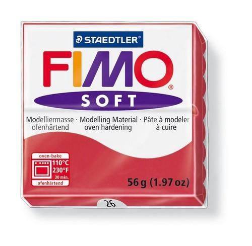 Fimo soft Kersenrood