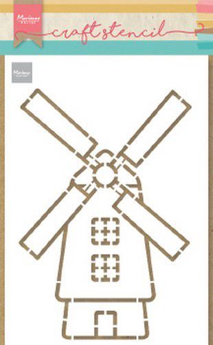 Marianne D craft stencil molen