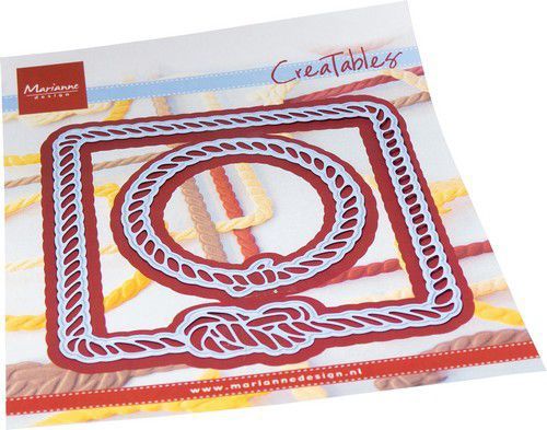Creatable Touw frames - Vierkant &amp; Cirkel