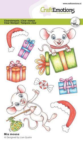 Clearstamps A6 Mia muis Lian Qualm