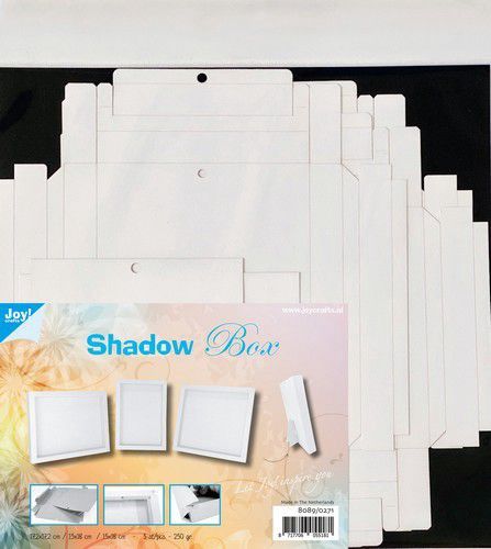 Joy! Crafts Shadow Box 3 maten - wit