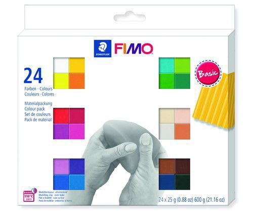 Fimo soft colourpack 24st basic