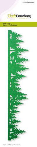 CraftEmotions Die - Cutting border - dennenbos