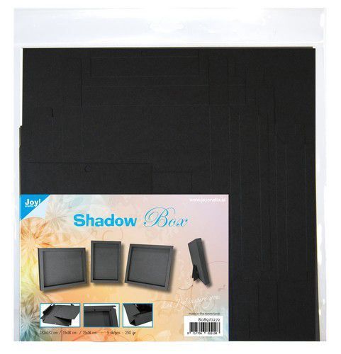 Joy! Crafts Shadow box 3 maten - zwart