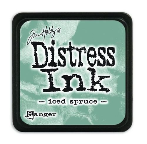 Distress ink mini pad - iced spruce