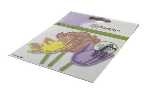 CraftEmotions Impress stamp Die - Tulp Card