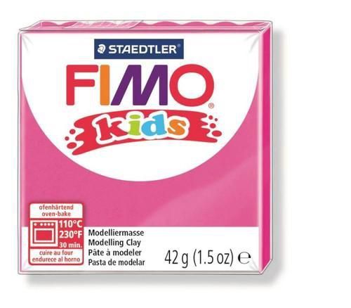 Fimo kids boetseerklei 42g rose 8030-25