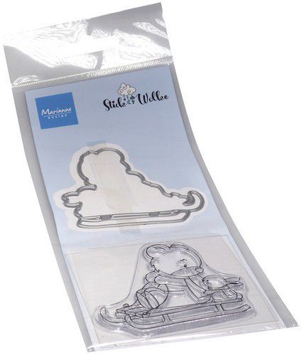 Clear Stamps &amp; dies Beer &amp; Konijn