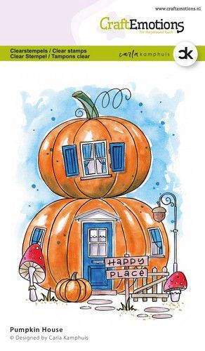 Clearstamp Pumpkin house