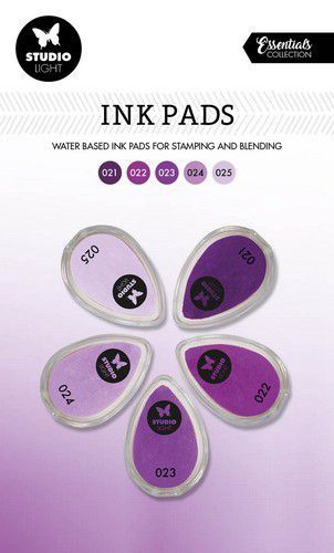Studio Light Ink Pads Waterbased Paars tinten