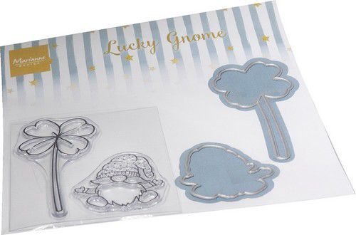 Marianne D Clear Stamp &amp; die set - Lucky Gnome