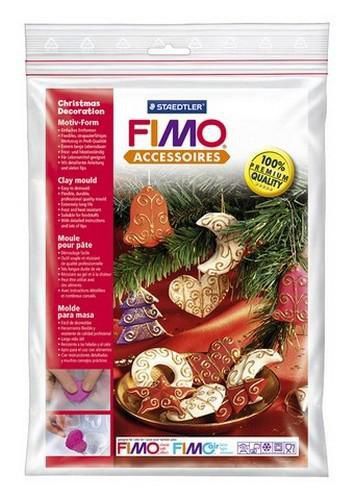 Fimo Klei mallen kerstdecoratie
