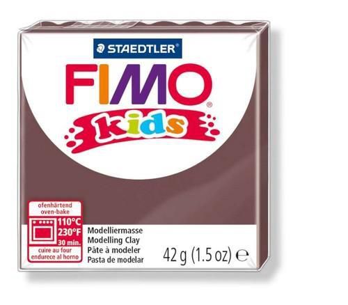Fimo kids boetseerklei 42g bruin 8030-7