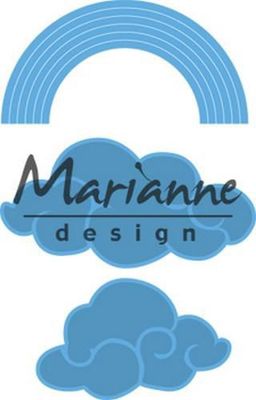 Marianne D Creatable Regenboog en wolken
