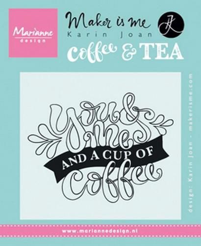 Marianne D stempel You &amp; me and a cup of coffee