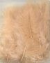 Veren marabou beige 15 st