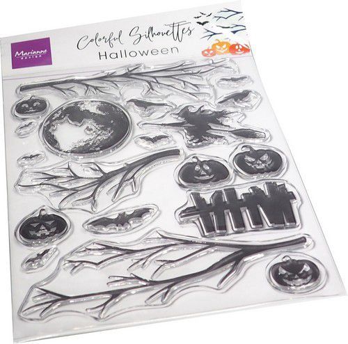 Marianne D Clear Stamps colourfull silhouettes - Halloween