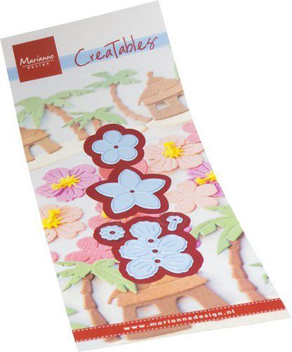 Creatable Tropische bloemen set