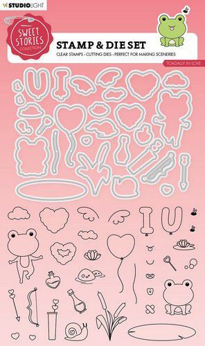 Studio Light Stamp &amp; Cutting Die Sweet Stories nr.52