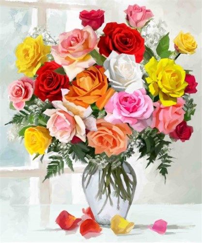 Diamond paint Flowers