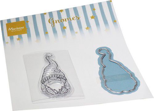 Clear stamps sitting kabouter